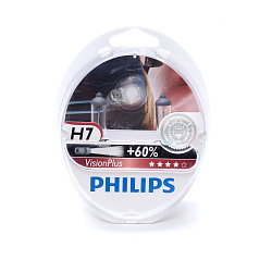 Лампа галогеновая Philips H7 12V 55W PX26d VisionPlus+60%