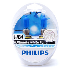 Лампа галогеновая Philips HB4 12V 51W P22d (9006) Diamond Vision