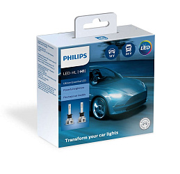 Лампа светодиодная Philips H1 12V Ultinon Essential LED 6500K